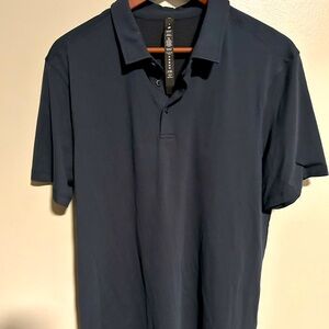 Men’s LuluLemon Warped Sense No Bottom Slate grey Polo (L)